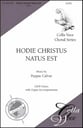 Hodie Christus Natus SATB choral sheet music cover